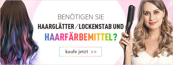 Benötigen Sie Haarglätter / Lockenstab und Haarfärbemittel?