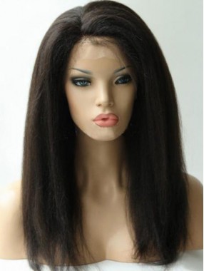 Kinky Straight 360 Lace Frontal Perücke