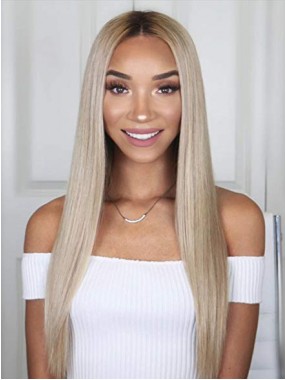 18" Yaki Straight 360 Lace Perücken