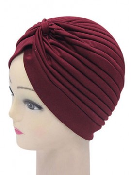 Frauen Indien Caps Retro Stirnband Hijab Muslim Turban All Match Acc014