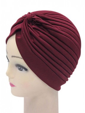 Frauen Indien Caps Retro Stirnband Hijab Muslim Turban All Match Acc014