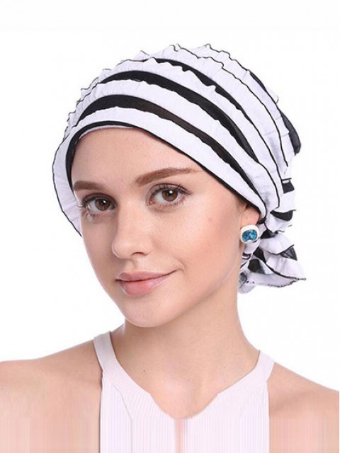 Mode Stretch Baumwolle Damen Turban Acc026