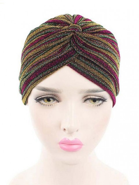 Mode Stretch Baumwolle Damen Turban Acc033