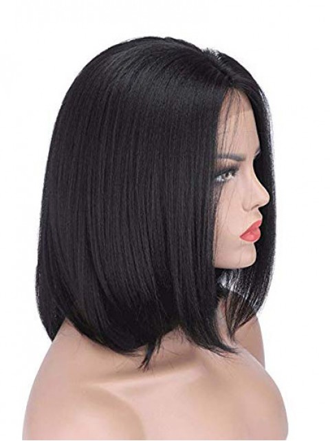 Long Bob Perucke Echthaar