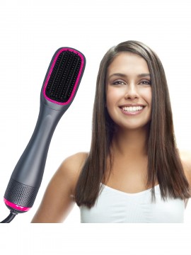 Elektrischer Haartrockner Kamm drei in einem Heißluftkamm Friseur Kamm Föhn nass und trocken Lockenstab