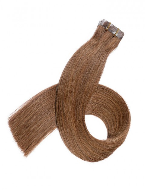 Braun Lange Grade PU Haarsträhnen
