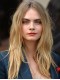 Cara Delevingne Lang Gerade Remy Echthaar Perücke