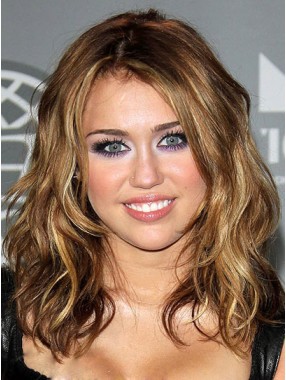 2014 Miley Cyrus Neu Stile Spitzen Perücken   