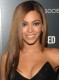 Beyonce Sleek Lang Vollspitze Glatt Remy Echthaar Perücken  