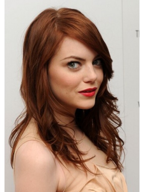 Emma Stone Lang Welling Perücken